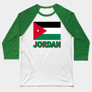 The Pride of Jordan - Jordanian Flag Design Baseball T-Shirt